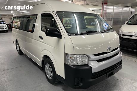 White 2018 Toyota HiAce Bus Commuter