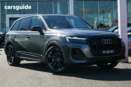 Grey 2025 Audi Q7 SUV 50 TDI S LINE 4WD