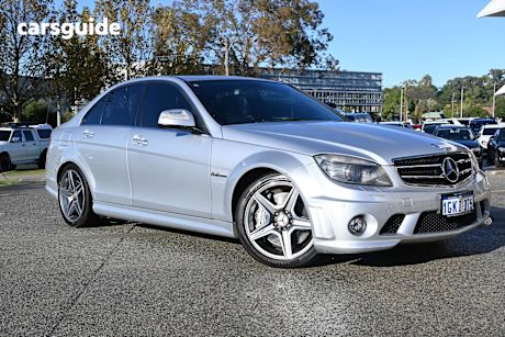 Silver 2008 Mercedes-Benz C-CLASS Sedan C63 AMG R