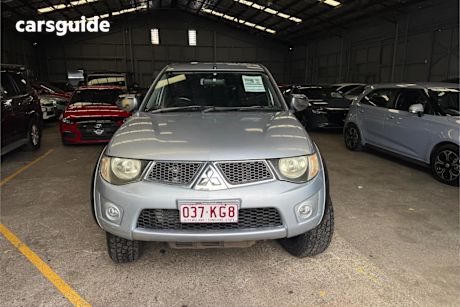 Silver 2013 Mitsubishi Triton Double Cab Utility Glx-R (4X4)