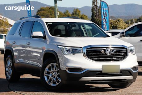 White 2018 Holden Acadia Wagon Lt (2Wd)