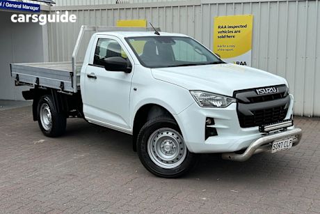 White 2021 Isuzu D-MAX Ute Tray SX HIGH RIDE R