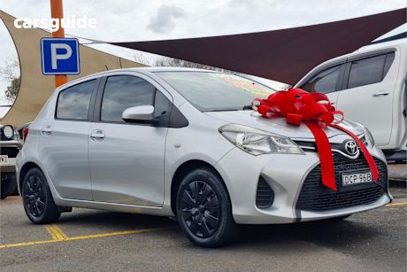 Silver 2015 Toyota Yaris Hatchback Ascent