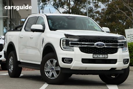 White 2024 Ford Ranger Ute Tray XLT 4X4