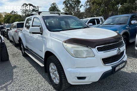 White 2012 Holden Colorado Ute Tray LX 4X4