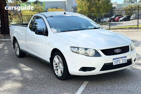 White 2011 Ford Falcon Ute Tray R6 FG UPGRADE