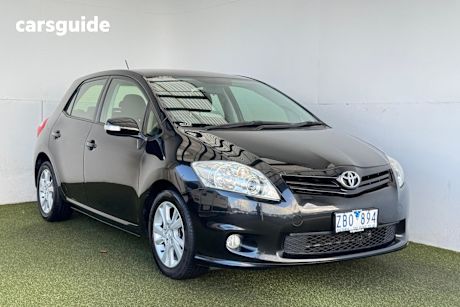 Black 2012 Toyota Corolla Hatch ASCENT F