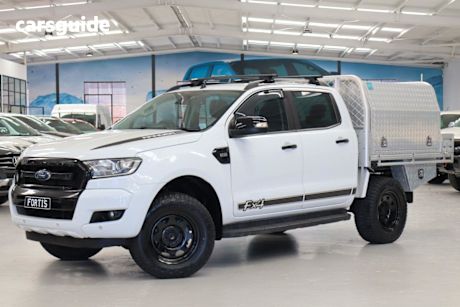 White 2017 Ford Ranger Dual Cab Utility Fx4 Special Edition
