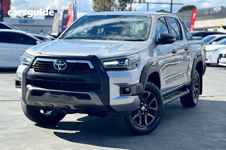Silver 2021 Toyota Hilux Ute Tray ROGUE 4X4