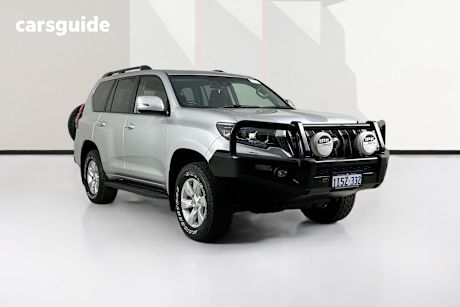 Silver 2018 Toyota Landcruiser Prado Wagon Gxl (4X4)