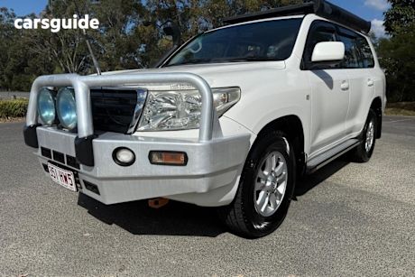 White 2008 Toyota Landcruiser Wagon Gxl (4X4)