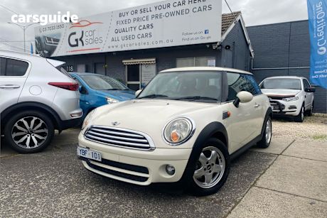 White 2009 Mini Hatch Hatch COOPER D F