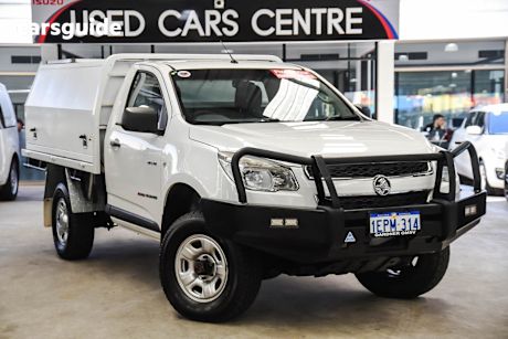 White 2014 Holden Colorado Ute Tray DX 4X4