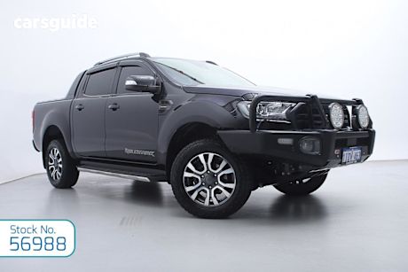 Black 2019 Ford Ranger Double Cab Pick Up Wildtrak 2.0 (4X4)