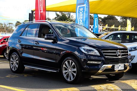 Blue 2015 Mercedes-Benz ML SUV ML350 BLUETEC 4X4