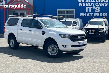 White 2021 Ford Ranger Ute Tray XL 4X4