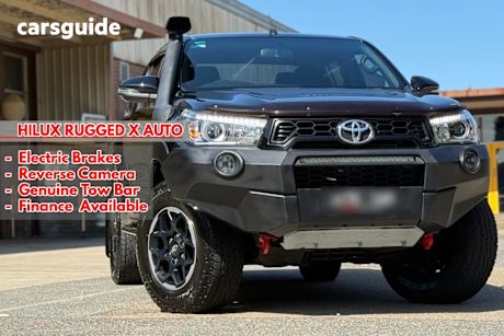 Black 2018 Toyota Hilux Ute Tray RUGGED X 4X4