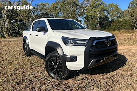White 2024 Toyota Hilux Double Cab Pick Up Rogue 48V (4X4)