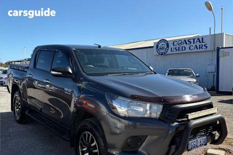 Grey 2017 Toyota Hilux Dual Cab Utility Sr (4X4)