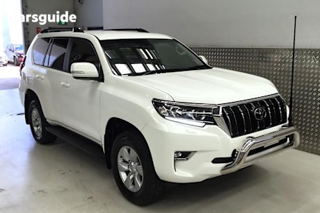 White 2019 Toyota Landcruiser Prado SUV GXL 4X4