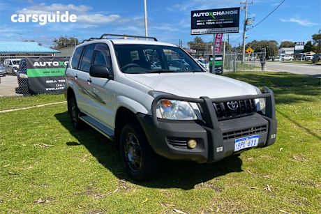 White 2003 Toyota Landcruiser Prado Wagon Gx (4X4)