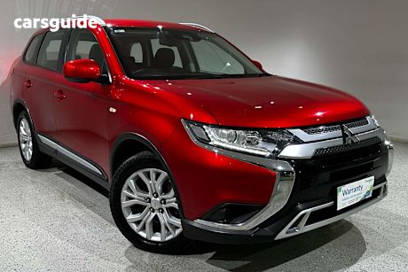 Red 2019 Mitsubishi Outlander SUV ES F