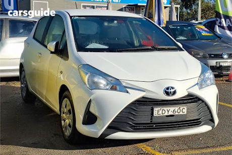 White 2019 Toyota Yaris Hatch ASCENT F
