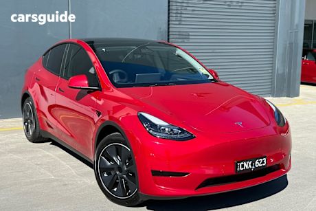 Red 2023 Tesla Model Y SUV REAR-WHEEL DRIVE R