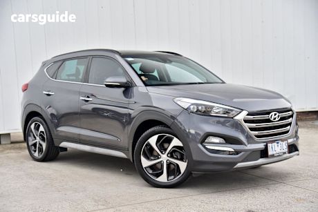 Grey 2017 Hyundai Tucson Wagon Highlander (Awd)