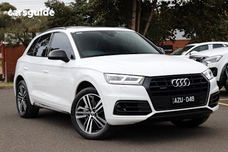 White 2018 Audi Q5 Wagon 50 Tdi Quattro Sport