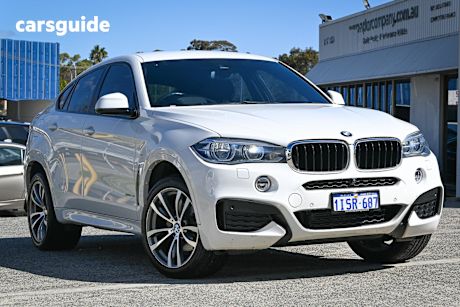 White 2015 BMW X6 SUV XDRIVE30D 4X4