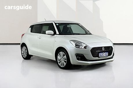 White 2020 Suzuki Swift Hatchback Gl Navi