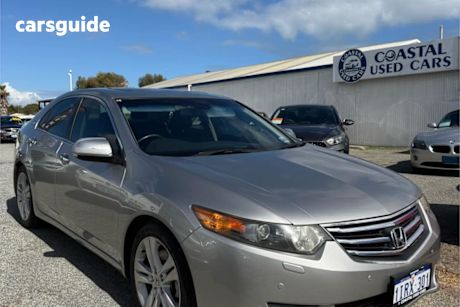 Silver 2009 Honda Accord Euro Sedan Luxury Navi