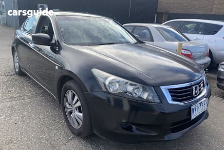 Black 2008 Honda Accord Sedan VTI F