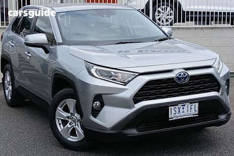 Silver 2020 Toyota RAV4 Wagon Gx (2Wd) Hybrid