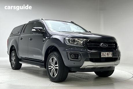 Grey 2021 Ford Ranger Ute Tray WILDTRAK 4X4