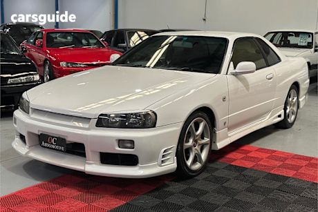 White 1998 Nissan Skyline Coupe Gt-T