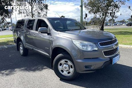 Grey 2014 Holden Colorado Ute Tray LS R