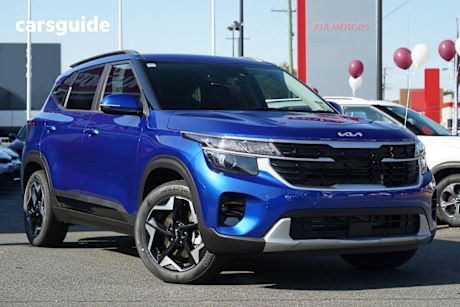 Blue 2025 Kia Seltos SUV SPORT+ 4X4