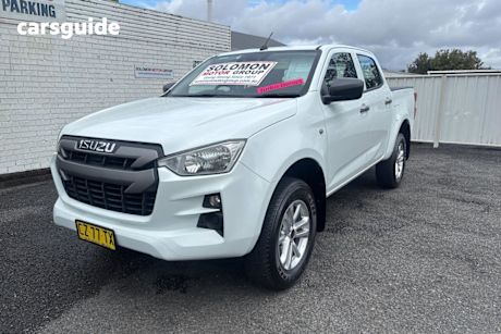 White 2020 Isuzu D-MAX Crew Cab Utility Sx (4X2)