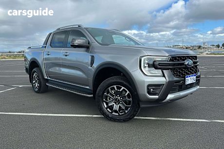 Silver 2024 Ford Ranger Ute Tray WILDTRAK 4X4