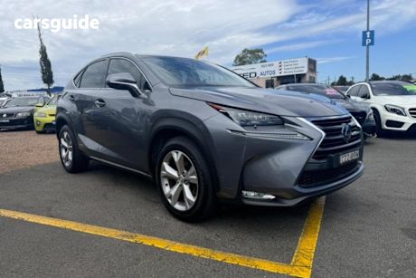 Grey 2015 Lexus NX SUV NX300H SPORTS LUXURY 4X4