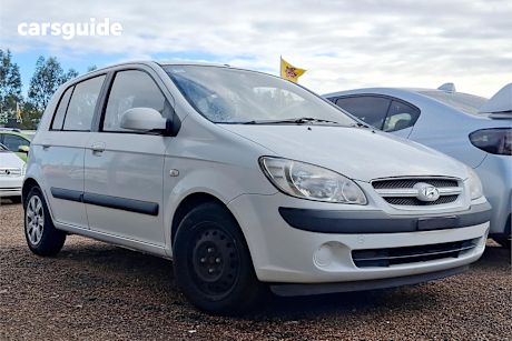 White 2007 Hyundai Getz Hatch F