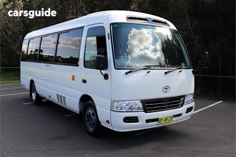 White 2013 Toyota Coaster OtherCar DELUXE 4X2