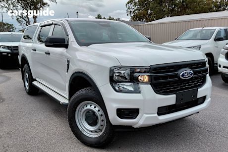 White 2022 Ford Ranger Ute Tray XL 4X4