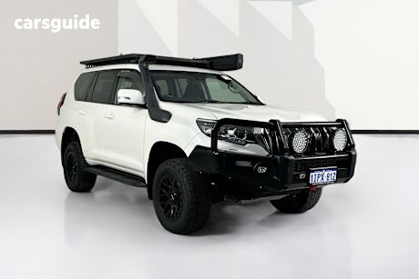 White 2021 Toyota Landcruiser Prado Wagon Gxl