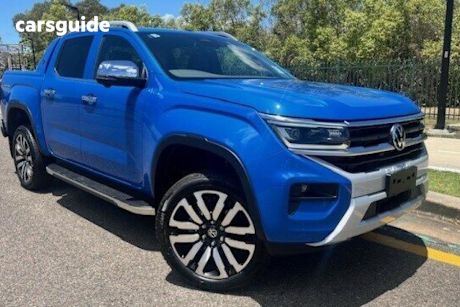 Blue 2024 Volkswagen Amarok Ute Tray TDI600 AVENTURA 4X4