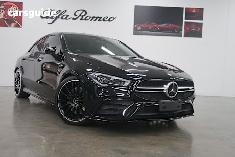 Black 2021 Mercedes-Benz CLA-Class Coupe CLA35 AMG 4WD