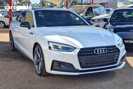 White 2020 Audi A5 Hatch 40 TFSI S LINE F