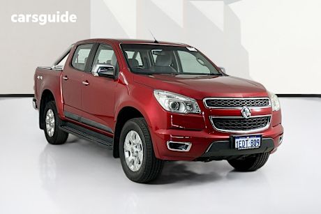 Red 2013 Holden Colorado Crew Cab Pickup Ltz (4X4)